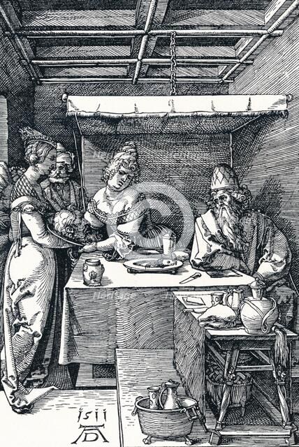 'Salome Presenting the Head of St John the Baptist to Herodias', 1511 (1906). Artist: Albrecht Durer.