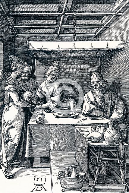 'Salome Presenting the Head of St John the Baptist to Herodias', 1511 (1906). Artist: Albrecht Durer.