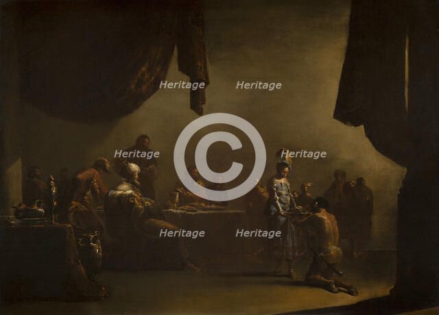 Salome receives the Head of John the Baptist, 1635-1640. Creator: Bramer, Leonaert (1596-1674).