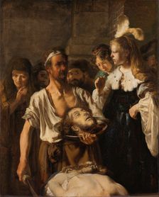Salome receives the head of John the Baptist, c.1640-c.1645. Creator: Circle of Rembrandt van Rijn