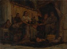 Salome Receiving the Head of John the Baptist, 1890. Creator: Edward Mitchell Bannister