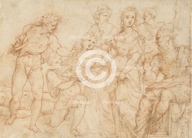 Salome Receiving the Head of John the Baptist, between 1512 and 1514. Creator: Cesare da Sesto.
