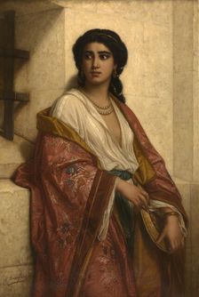 Salome Watching the Beheading of John the Baptist, 1873. Creator: Polydore Beaufaux