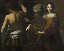 Salome with the head of John the Baptist, c. 1620. Creator: Stanzione, Massimo (ca. 1585-ca. 1658)