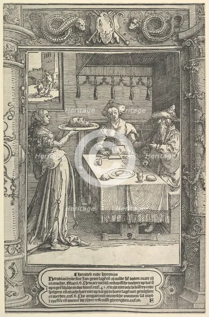 Salome with the Head of John the Baptist, ca. 1517. Creator: Lucas van Leyden.