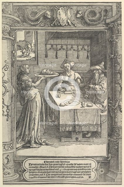 Salome with the Head of John the Baptist, ca. 1517. Creator: Lucas van Leyden.