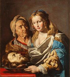 Salome with the Head of John the Baptist, First Half of 17th century. Creator: Stomer, Matthias (ca.1600-after 1650)