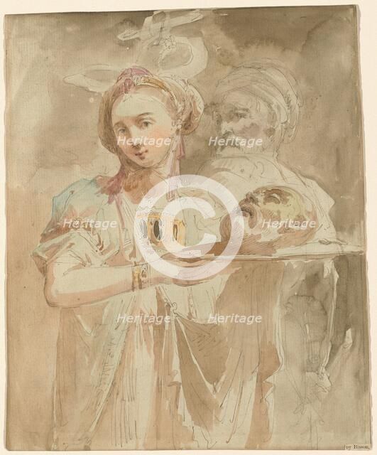 Salome with the Head of Saint John the Baptist, 1825/1835. Creator: Giuseppe Bernardino Bison.