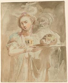 Salome with the Head of Saint John the Baptist, 1825/1835. Creator: Giuseppe Bernardino Bison