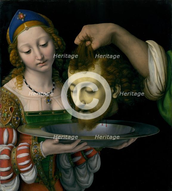 Salome with the Head of Saint John the Baptist, ca. 1507-9. Creator: Andrea Solario.