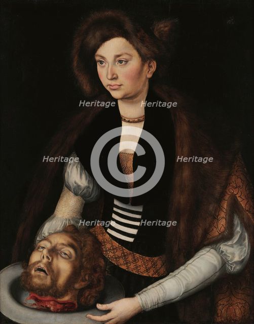 Salome with the Head of Saint John the Baptist. Creator: Cranach, Lucas, the Elder (1472-1553).