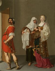 Salome with the Head of Saint John the Baptist, mid-1600s. Creator: Jacob Duck (Dutch, c. 1600-1667)