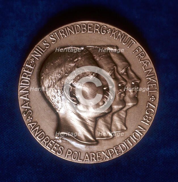 (Salomon) August Andree (1854-1897), Swedish engineer and balloonist, 1897. Artist: Unknown