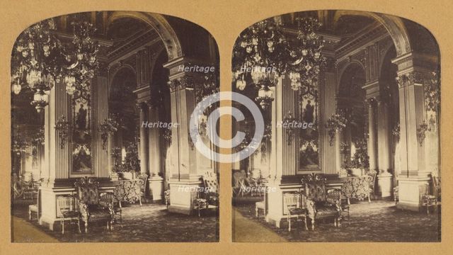 Salon de reception (Hotel de ville), 1855-1865. Creator: F. Grau.