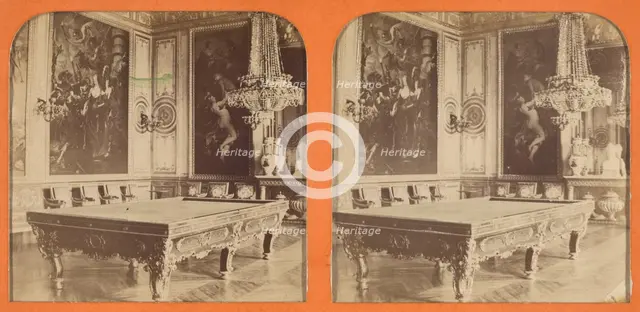 Salon de Venus, Salle de Billard, (Chateau de St. Cloud), 1860s. Creator: A. Hanriot.