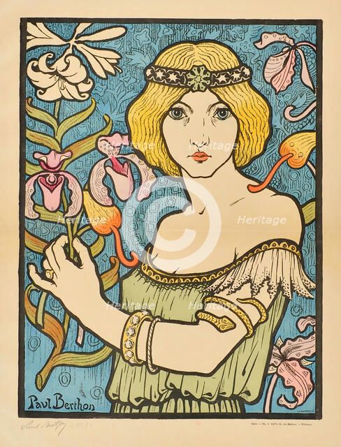 Salon des Cent , 1895. Creator: Berthon, Paul (1872-1909).