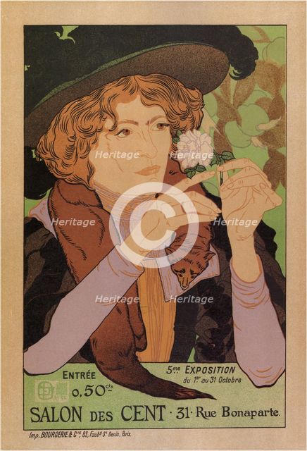 Salon des Cent (Poster), 1894. Artist: Feure, Georges de (1868–1928)