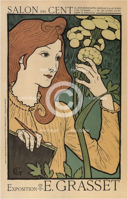 Salon des Cents, 1894. Artist: Grasset, Eugène (1841-1917)