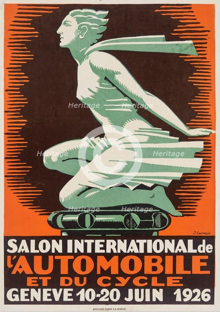 Salon International de l'Automobile et du Cycle, 1926. Creator: Courvoisier, Jules (1884-1936).