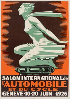 Salon International de l'Automobile et du Cycle, 1926. Creator: Courvoisier, Jules (1884-1936)
