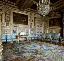 Salon of Louis XIII in Fontainebleau, 17th century