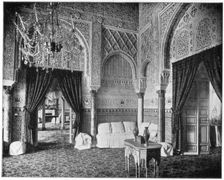 Salon of Maria de Padilla, Alcazar, Seville, Spain, late 19th century. Artist: John L Stoddard