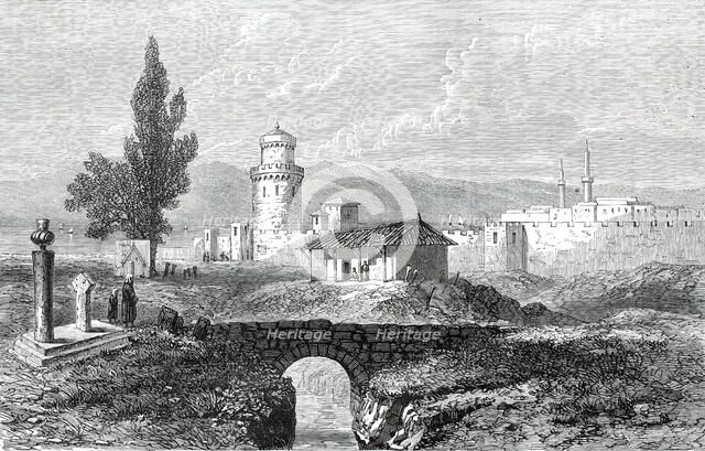 Salonica: View from the Turkish Cemetery, 1876. Creator: Unknown.