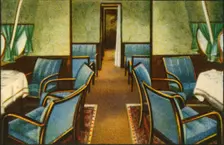 Saloon on board the Dornier Do X flying boat, 1920s, (1932). Creator: Unknown