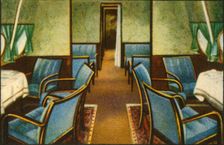 Saloon on board the Dornier Do X flying boat, 1920s, (1932). Creator: Unknown