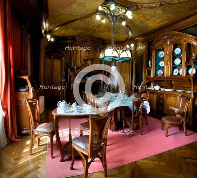Salle a manger, 1903-1906, (c2014-2017). Artist: Alan John Ainsworth.
