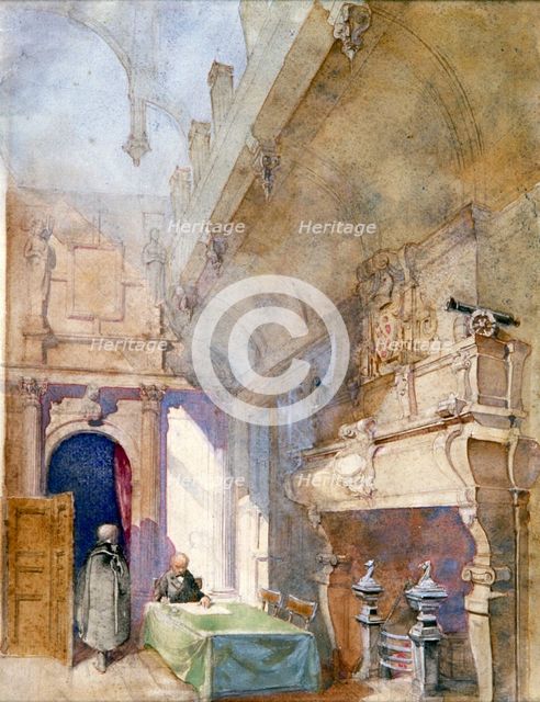 'Salle-a-Manger, Charterhouse', London, 1913. Artist: Alfred-Charles Conrade