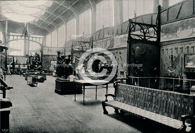 'Salle D'Ethnographie at the Brussels Exhibition', 1897. Artist: Unknown.
