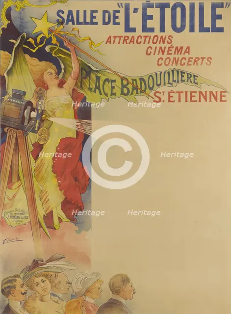 Salle de L'Etoile, 1902. Creator: Coulet, Léon Gabriel Louis (1873-?).