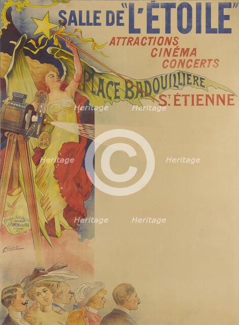 Salle de L'Etoile, 1902. Creator: Coulet, Léon Gabriel Louis (1873-?).