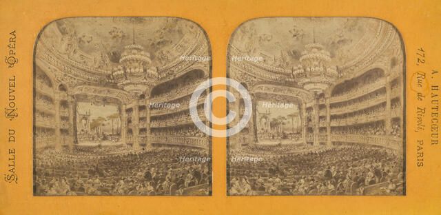 Salle du Nouvel Opera., 1870s-1880s. Creators: Albert Hautecoeur, Maison Martinet.