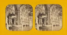 Salle du Trone de Cote, Senat/Throne of Napoleon 1, 1855-1865. Creator: J. Levy