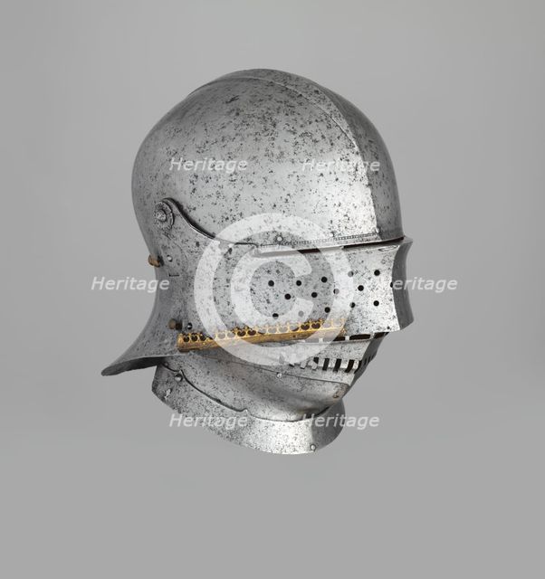 Sallet of Emperor Maximilian I (1459-1519), German, Augsburg, ca. 1490-95. Creator: Lorenz Helmschmid.