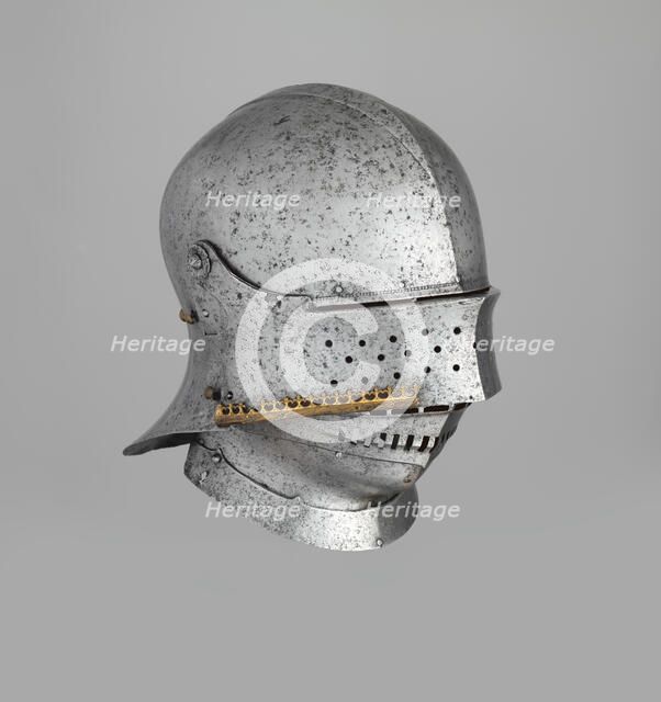 Sallet of Emperor Maximilian I (1459-1519), German, Augsburg, ca. 1490-95. Creator: Lorenz Helmschmid.