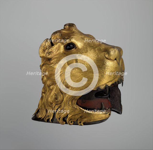 Sallet in the Shape of a Lion's Head, Italian, ca. 1475-80. Creator: Unknown.