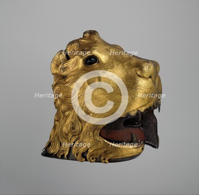 Sallet in the Shape of a Lion's Head, Italian, ca. 1475-80. Creator: Unknown.