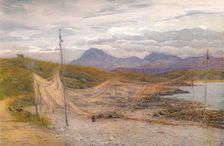 Salmon Nets, Gairloch, Ross-Shire 1860-1906, (1906). Creator: Frank Walton