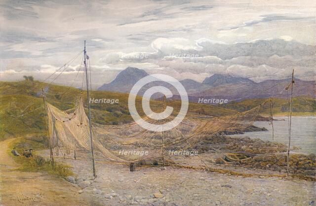 'Salmon Nets, Gairloch, Ross-Shire', 1860-1906, (1906). Creator: Frank Walton.