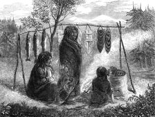 Salmon-eaters of British Columbia, 1872. Creator: Unknown