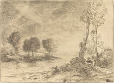 Salmon Fisher (Le pecheur de saumon). Creator: Alphonse Legros