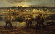 Salmon Fishers on the Dee at Kirkcudbright, c1880s. Creator: William Stewart MacGeorge