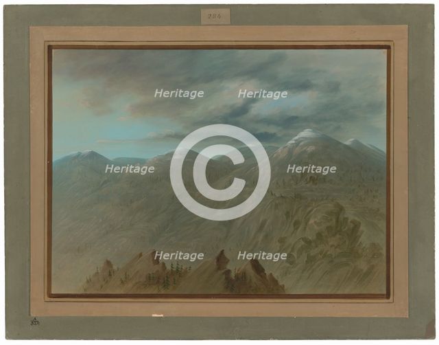 Salmon River Mountains, 1855/1869. Creator: George Catlin.