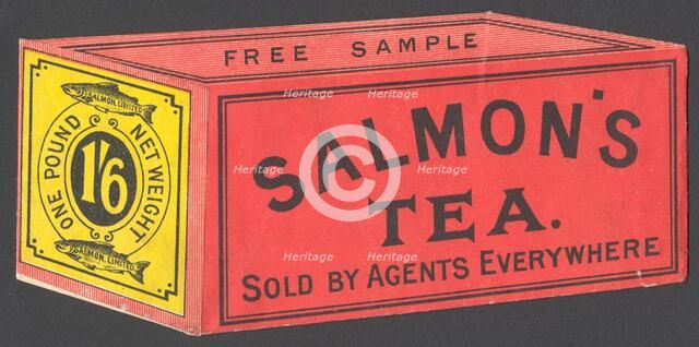 Salmons Tea, 1890s. Artist: Unknown