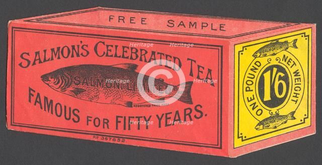 Salmons Tea, 1890s. Artist: Unknown