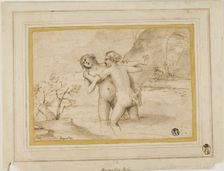 Salmacis and Hermaphroditus, n.d. Creator: Pasquale de Rossi