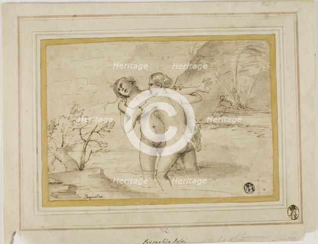 Salmacis and Hermaphroditus, n.d. Creator: Pasquale de' Rossi.